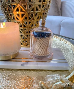 Inspire Me! Home Decor Glass Cloche With Black Tip Matches 9 Inspire Me! Home Decor Glass Cloche With Black Tip Matches