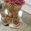 Inspire Me! Home Decor Amber Crystal Flower Box 2 Inspire Me! Home Decor Amber Crystal Flower Box