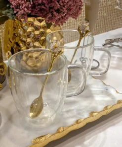 Inspire Me! Home Decor KITCHEN 16 Oz Double Wall Glass Coffee Mug With Handle 10 Inspire Me! Home Decor KITCHEN 16 Oz Double Wall Glass Coffee Mug With Handle