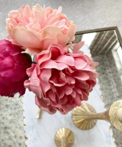 Inspire Me! Home Decor Real-Touch Full Peony Stems (3 Colors)