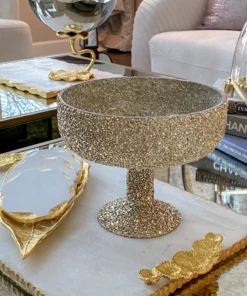 Inspire Me! Home Decor Large Jeweled Glass Decorative Bowl 16 Inspire Me! Home Decor Large Jeweled Glass Decorative Bowl