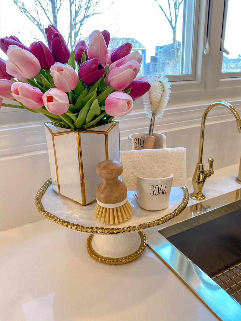 Inspire Me! Home Decor Sink Caddy Set- Includes Brush, Sponge, And Dish 3 Inspire Me! Home Decor Sink Caddy Set- Includes Brush, Sponge, And Dish