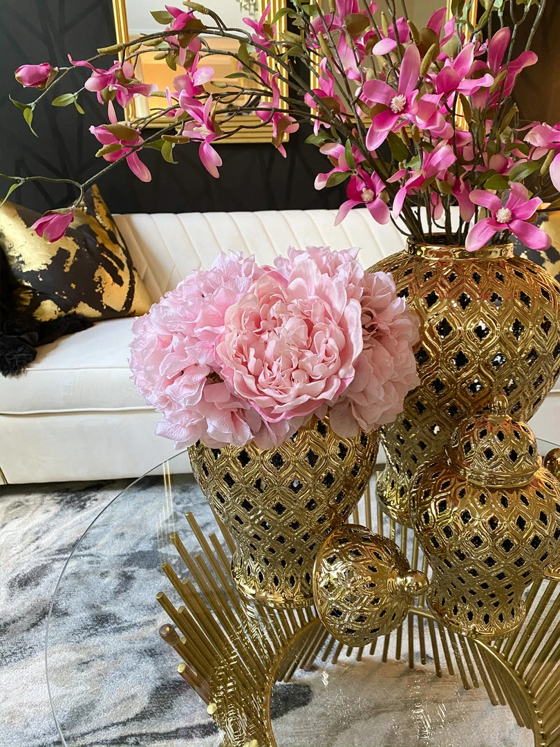 Inspire Me! Home Decor Small Gold Ginger Jar 4 Inspire Me! Home Decor Small Gold Ginger Jar