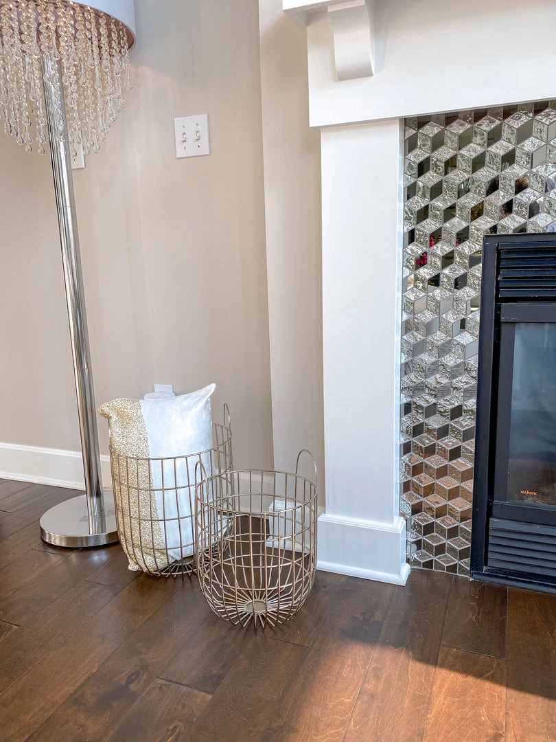 Inspire Me! Home Decor Large Silver Baskets (2 Sizes) 3 Inspire Me! Home Decor Large Silver Baskets (2 Sizes)