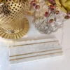 Inspire Me! Home Decor Marble Rectangle Tray With Gold Inlay