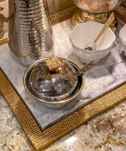 Inspire Me! Home Decor Sugar/Honey Dispenser With Mosaic Handle