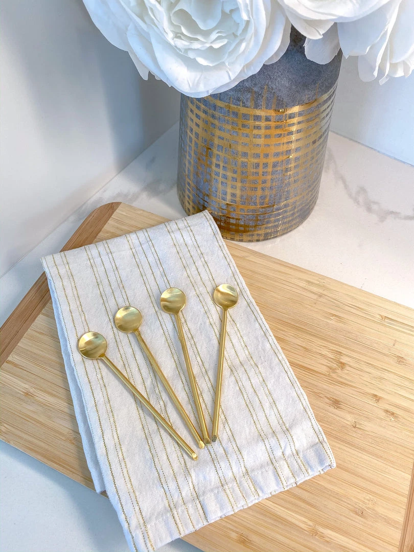 Inspire Me! Home Decor Gold Spice Spoons, Set Of 4 3 Inspire Me! Home Decor Gold Spice Spoons, Set Of 4
