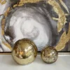 Inspire Me! Home Decor Gold Orb Candles (2 Sizes)
