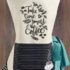 Inspire Me! Home Decor KITCHEN Coffee Time Apron