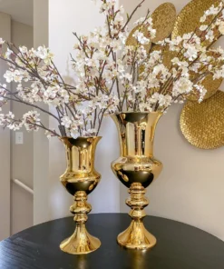 Inspire Me! Home Decor Detailed Stem Vase (2 Colors & 2 Sizes) 16 Inspire Me! Home Decor Detailed Stem Vase (2 Colors & 2 Sizes)