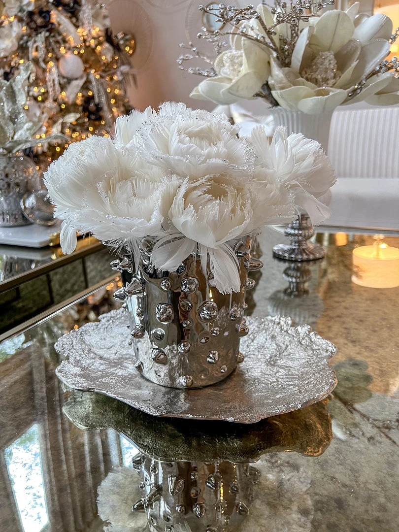 Inspire Me! Home Decor Faux Feathered Floral Stem 8 Inspire Me! Home Decor Faux Feathered Floral Stem