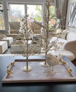Inspire Me! Home Decor Gold Tree W/ Pearl