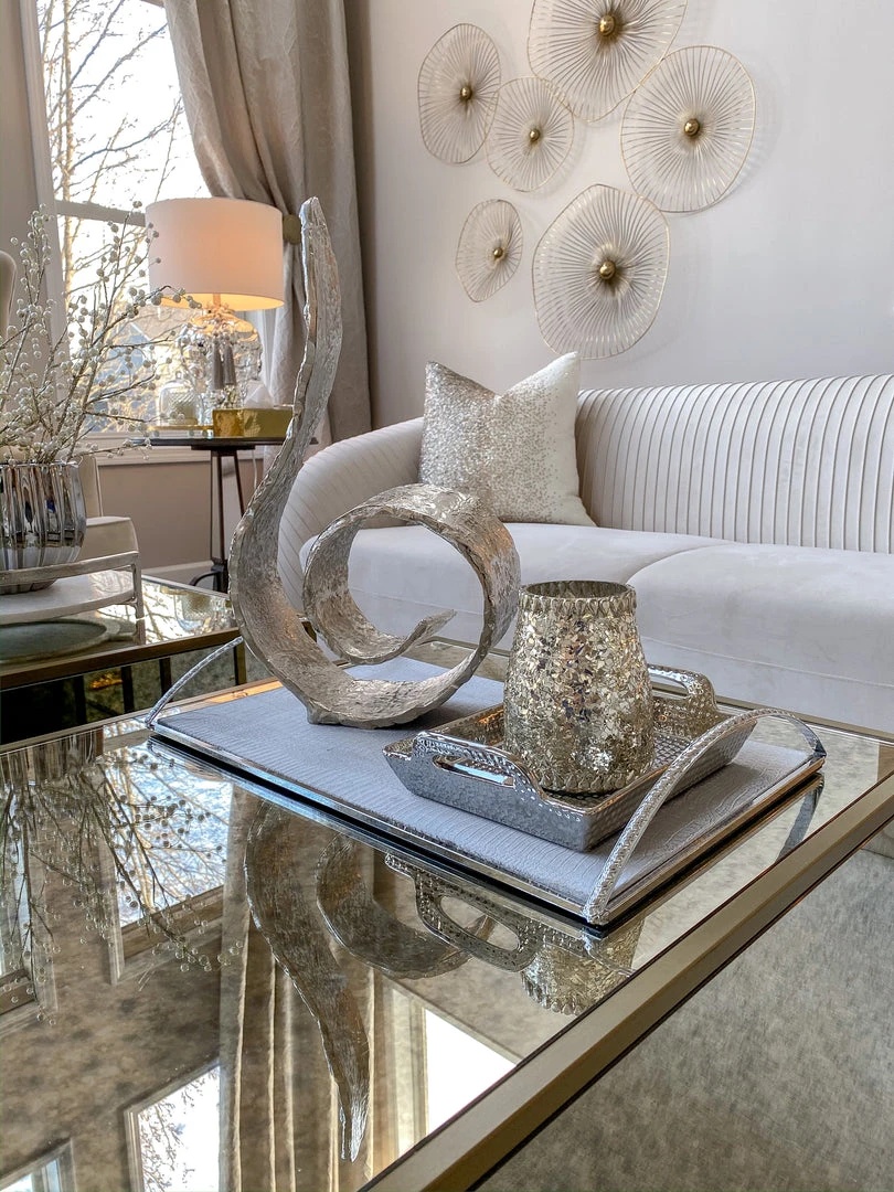 Inspire Me! Home Decor Large Metal Swirl Sculpture (2 Colors) 6 Inspire Me! Home Decor Large Metal Swirl Sculpture (2 Colors)