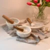 Inspire Me! Home Decor Marble Mortar And Pestle With Wooden Handle (3 Styles) KITCHEN 1 Inspire Me! Home Decor Marble Mortar And Pestle With Wooden Handle (3 Styles) KITCHEN