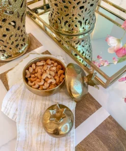 Inspire Me! Home Decor Gold Fruit Serving Dish (2 Sizes)