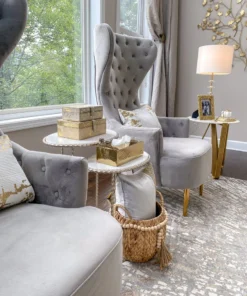 Inspire Me! Home Decor Gold Brushed Abstract Faux Cow Hide Decorative Boxes (Set Of 2)