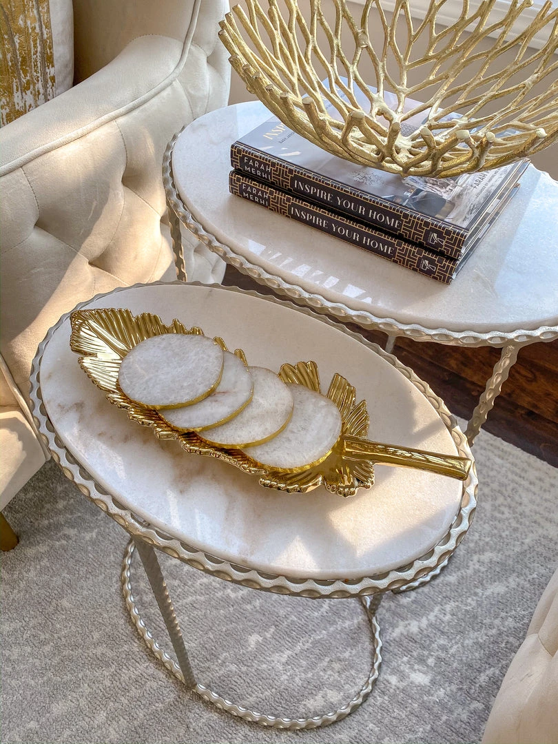 Inspire Me! Home Decor Feather Trays (2 Colors) 4 Inspire Me! Home Decor Feather Trays (2 Colors)