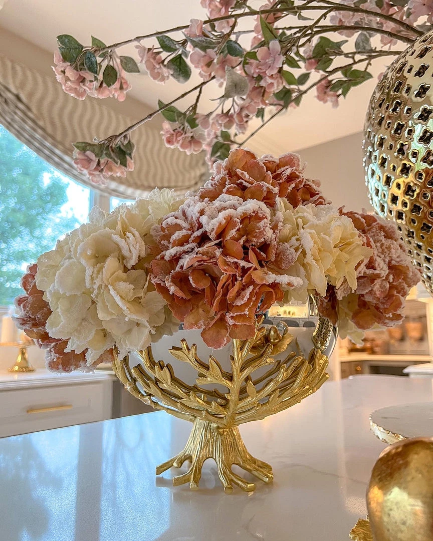 Inspire Me! Home Decor 27" White Snow Sprinkle Hydrangea Stem 12 Inspire Me! Home Decor 27" White Snow Sprinkle Hydrangea Stem