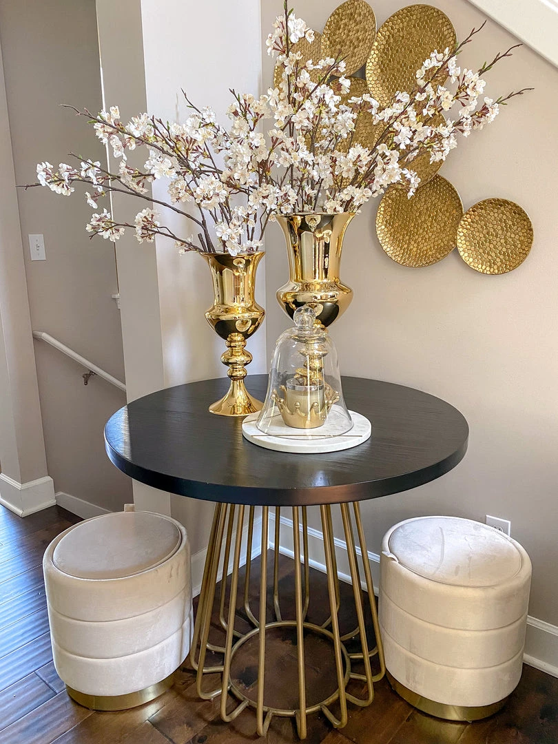 Inspire Me! Home Decor Detailed Stem Vase (2 Colors & 2 Sizes) 7 Inspire Me! Home Decor Detailed Stem Vase (2 Colors & 2 Sizes)