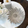 Inspire Me! Home Decor Silver Feather Bowl 1 Inspire Me! Home Decor Silver Feather Bowl
