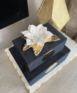 Inspire Me! Home Decor White And Gold Flower Decor 15 Inspire Me! Home Decor White And Gold Flower Decor