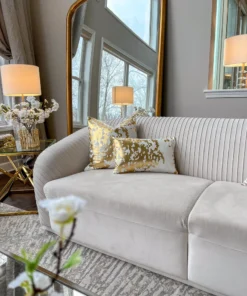 Cloud9d PILLOWS, RUGS, & THROWS Elise Ivory Gold Pillow - 20" X 20" 18 Cloud9d PILLOWS, RUGS, & THROWS Elise Ivory Gold Pillow - 20