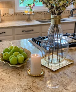 Inspire Me! Home Decor Beaded Round Decorative Plate (2 Colors) 19 Inspire Me! Home Decor Beaded Round Decorative Plate (2 Colors)