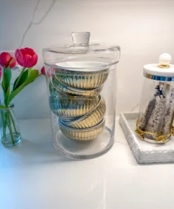 Inspire Me! Home Decor Large Clear Glass Jar