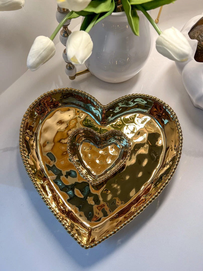 Inspire Me! Home Decor Heart Tray Set (2 Colors) 3 Inspire Me! Home Decor Heart Tray Set (2 Colors)