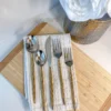 Inspire Me! Home Decor KITCHEN Two-Tone Flatware Set 2 Inspire Me! Home Decor KITCHEN Two-Tone Flatware Set