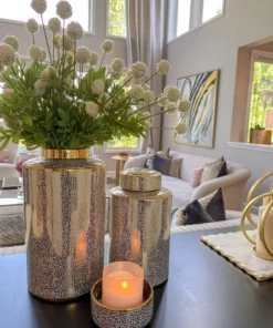 Inspire Me! Home Decor Allium Bundle W/ Foliage (2 Colors)