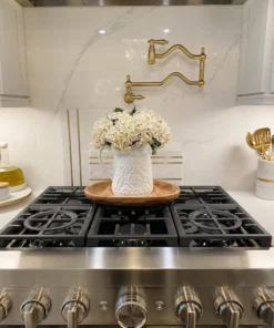 Inspire Me! Home Decor White Floral Detailed Pitcher