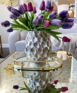 Inspire Me! Home Decor Gold Oval Mirror Tray 8 Inspire Me! Home Decor Gold Oval Mirror Tray