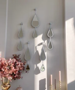 Inspire Me! Home Decor WALL ART & MIRRORS Teardrop Mirrors (Set Of 5) (2 Colors) 26 Inspire Me! Home Decor WALL ART & MIRRORS Teardrop Mirrors (Set Of 5) (2 Colors)