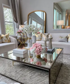 Inspire Me! Home Decor White & Gold Ceramic Candle Holder (2 Sizes) 9 Inspire Me! Home Decor White & Gold Ceramic Candle Holder (2 Sizes)