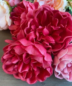 Inspire Me! Home Decor Real-Touch Full Peony Stems (3 Colors)