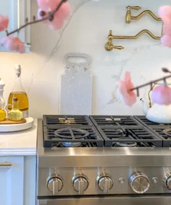 Inspire Me! Home Decor KITCHEN Intricate Detail Marble Scroll Tray