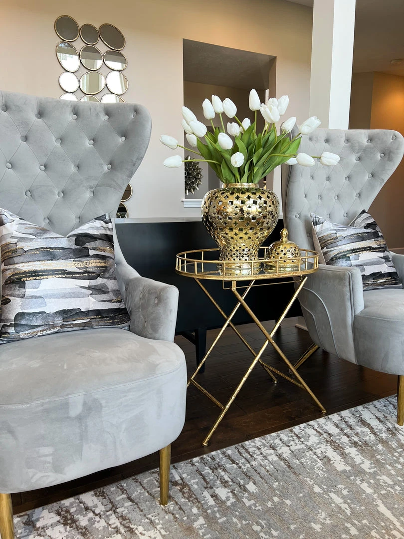 Cloud9d PILLOWS, RUGS, & THROWS Elise Black Gold Pillow - 20" X 20" 5 Cloud9d PILLOWS, RUGS, & THROWS Elise Black Gold Pillow - 20" X 20"