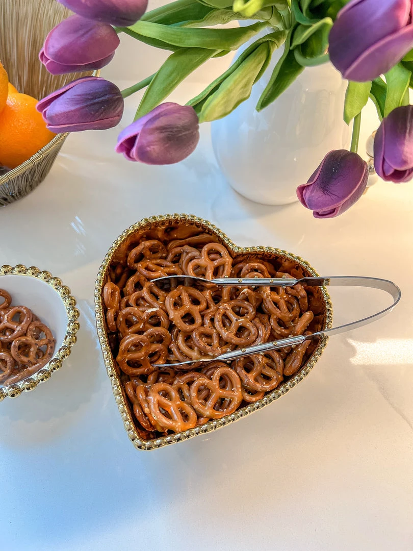 Inspire Me! Home Decor Gold Heart Bowl (2 Colors) 5 Inspire Me! Home Decor Gold Heart Bowl (2 Colors)