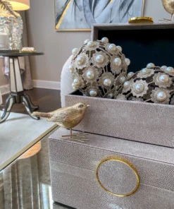 Inspire Me! Home Decor Gold Large Metallic Pearl Ornament/Orb 11 Inspire Me! Home Decor Gold Large Metallic Pearl Ornament/Orb