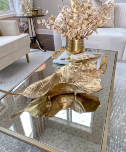 Inspire Me! Home Decor Marble Tray With Gold Lava Handles 18 Inspire Me! Home Decor Marble Tray With Gold Lava Handles