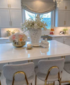 Inspire Me! Home Decor White Leaf Pattern Ginger Jar (2 Sizes) 15 Inspire Me! Home Decor White Leaf Pattern Ginger Jar (2 Sizes)