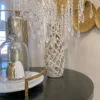 Inspire Me! Home Decor Champagne Ceramic Cut-Out Vase 1 Inspire Me! Home Decor Champagne Ceramic Cut-Out Vase