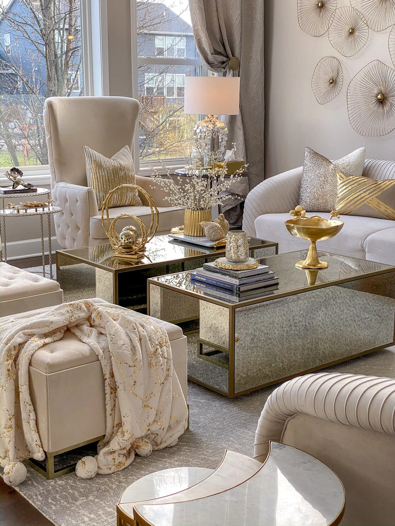 Inspire Me! Home Decor Circular Gold Metal Candle Holder (2 Sizes) 7 Inspire Me! Home Decor Circular Gold Metal Candle Holder (2 Sizes)