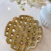 Inspire Me! Home Decor Circle Cutout Detailed Platter 2 Inspire Me! Home Decor Circle Cutout Detailed Platter