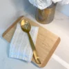 Inspire Me! Home Decor Matte Gold Slotted Serving Spoon