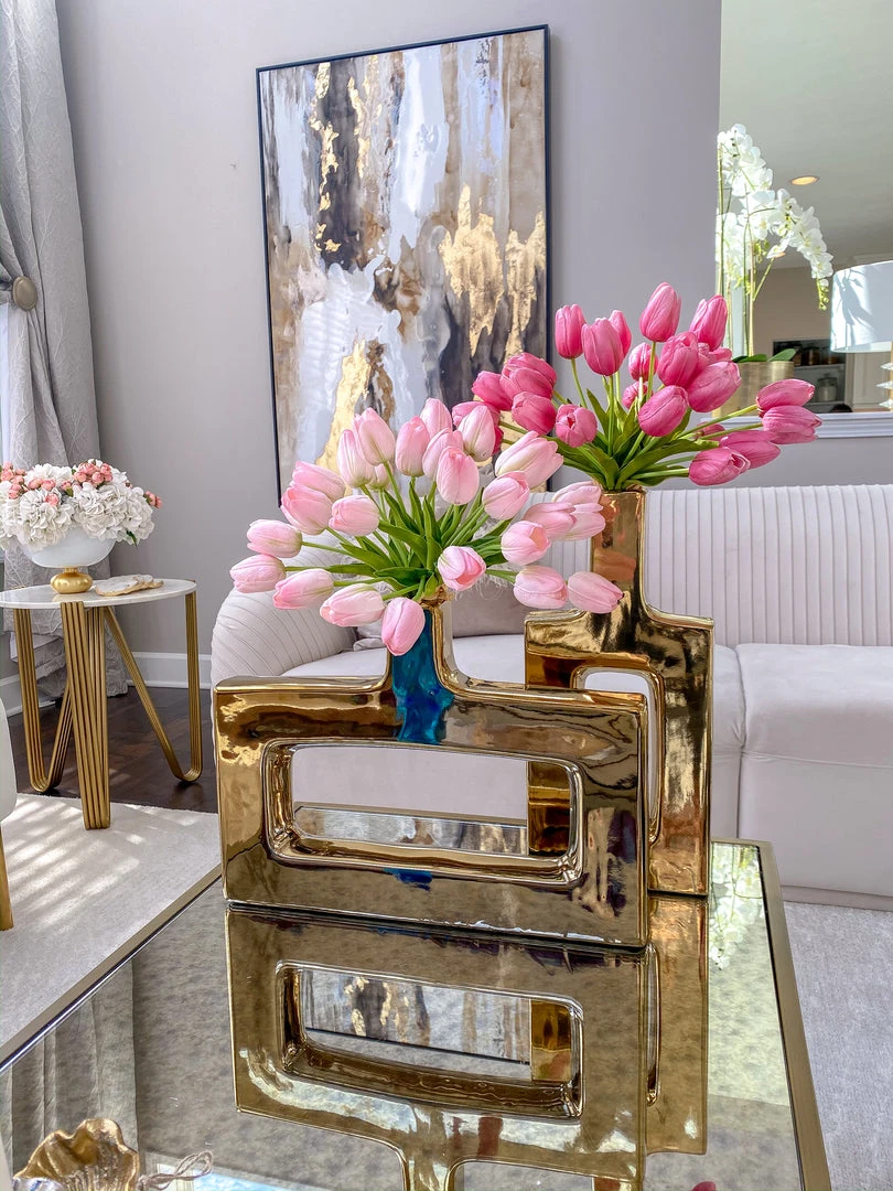 Inspire Me! Home Decor Real-Touch Tulip Bundle (3 Colors) 4 Inspire Me! Home Decor Real-Touch Tulip Bundle (3 Colors)