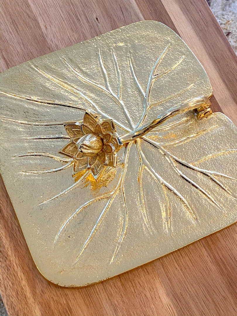 Inspire Me! Home Decor Gold Lotus Napkin Holder 6 Inspire Me! Home Decor Gold Lotus Napkin Holder