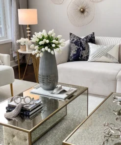 Inspire Me! Home Decor Marble Tray W/ Silver Edge And Textured Handles 11 Inspire Me! Home Decor Marble Tray W/ Silver Edge And Textured Handles