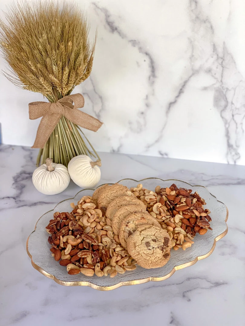 Inspire Me! Home Decor Gold Scalloped Edge Oblong Glass Tray 3 Inspire Me! Home Decor Gold Scalloped Edge Oblong Glass Tray